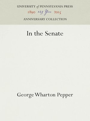cover image of In the Senate